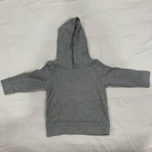 Old Navy Baby Grey Waffle Hoodie - 18-24 Months